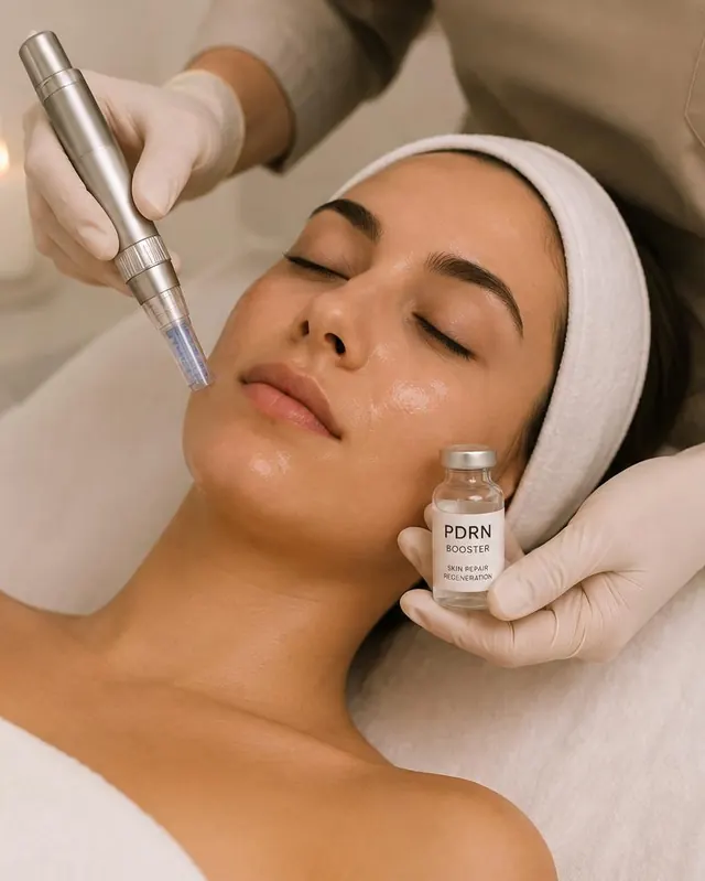 Microneedling con booster PDRN